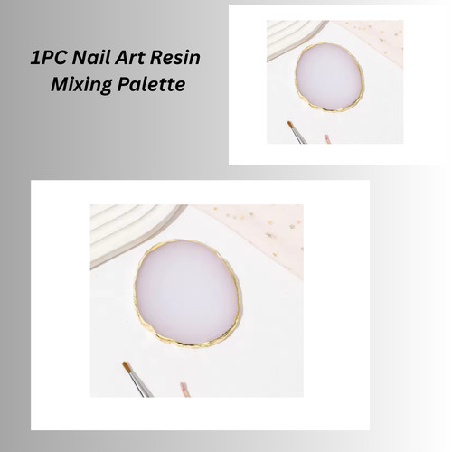 Nail art resin mixing palette - mixing,