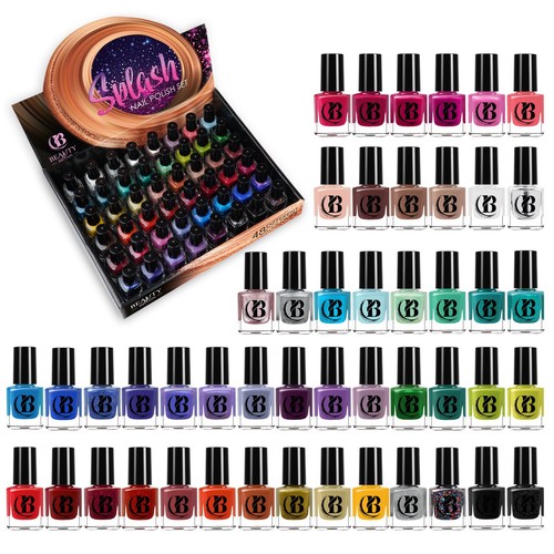 Nail polish varnish set - varnish, 48