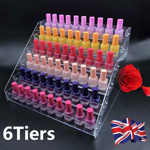 6tier clear acylic nail - nail, polish