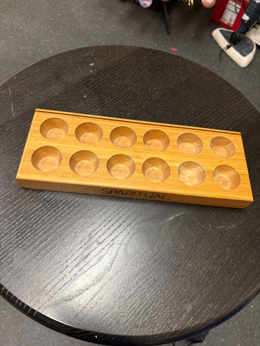Wooden nail varnish display - nail,