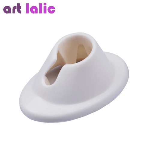 Spill proof rubber nail tips - rubber,