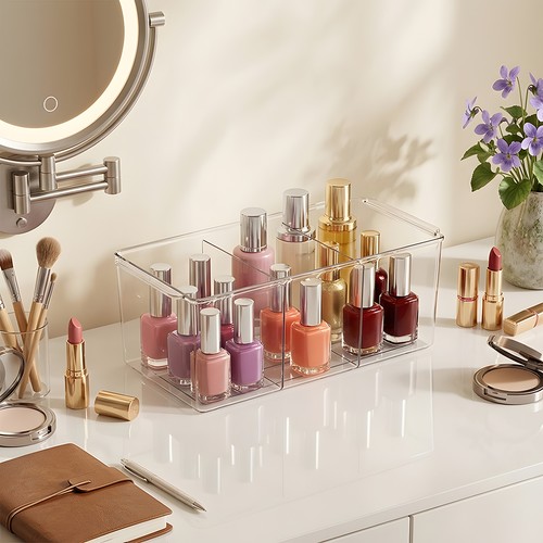 Plastic nail polish holder - plastic,